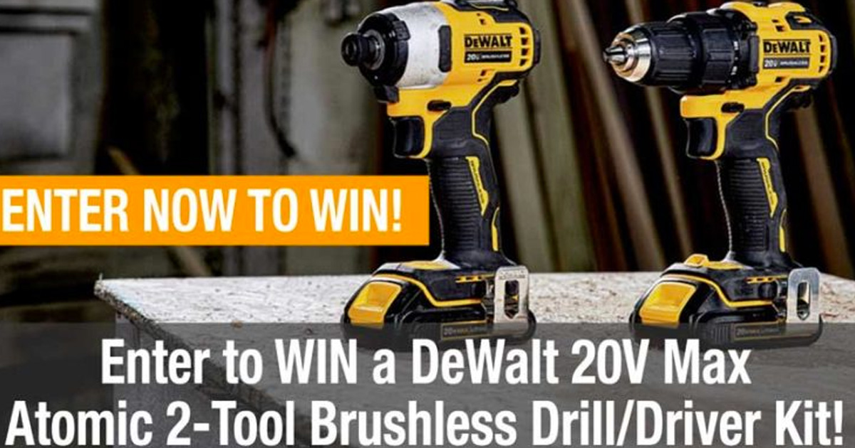 Dewalt Combo Kit Giveaway Julie's Freebies