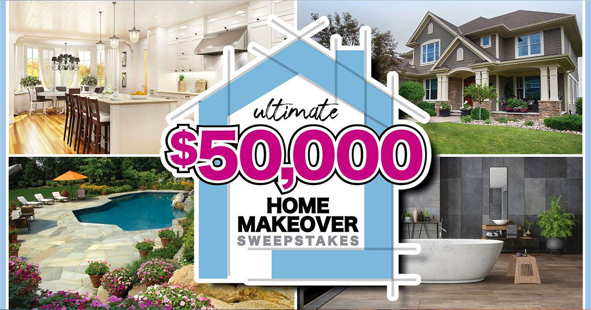 Ultimate 50,000 Home Makeover Sweepstakes Julie's Freebies