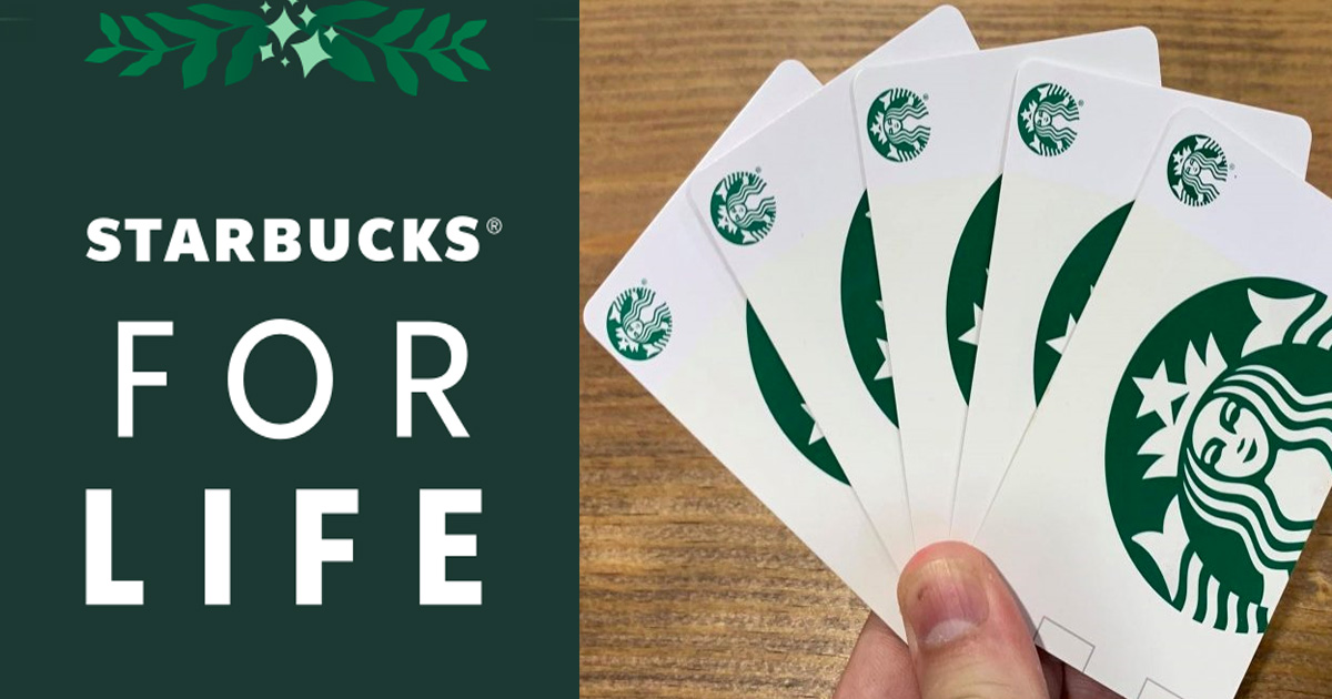 Starbucks for Life 2020 Holiday Edition Sweepstakes & Instant Win Game
