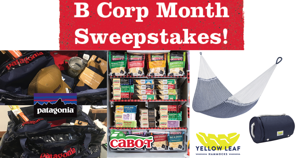 Cabot Creamery B-Corp Month Sweepstakes - Julie's Freebies