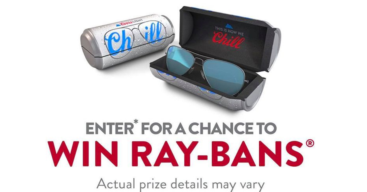 Coors light hot sale ray bans