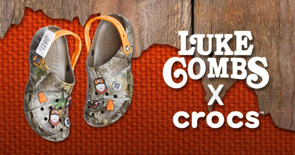 Luke Combs Camo Crocs Giveaway Julie's Freebies