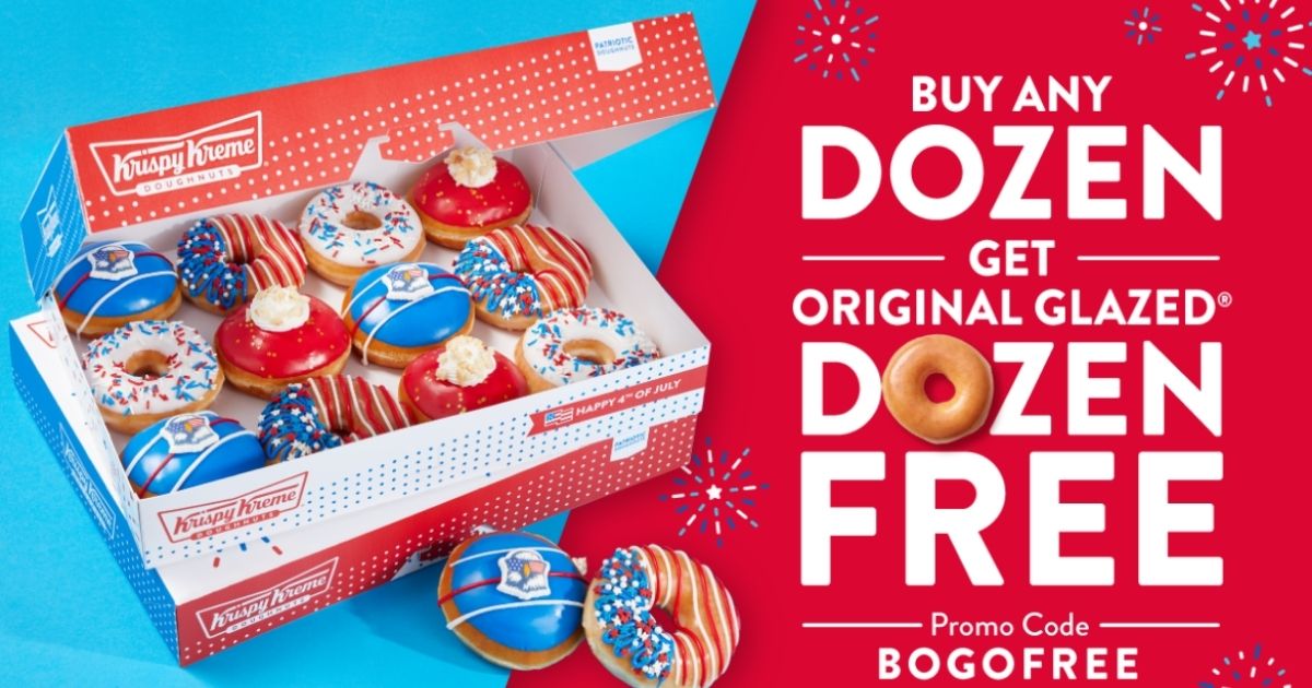 Krispy Kreme FREE Original Glazed Dozen with Any Dozen Purchase