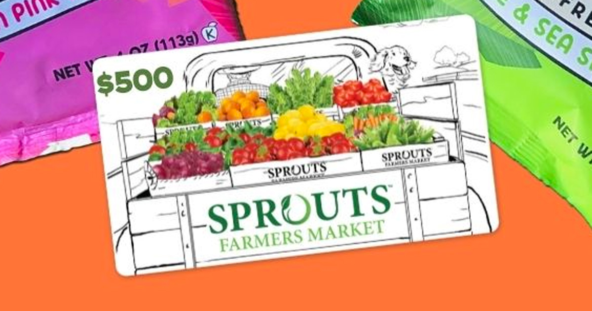 Sprouts Farmers Market 500 Gift Card Giveaway Julie's Freebies