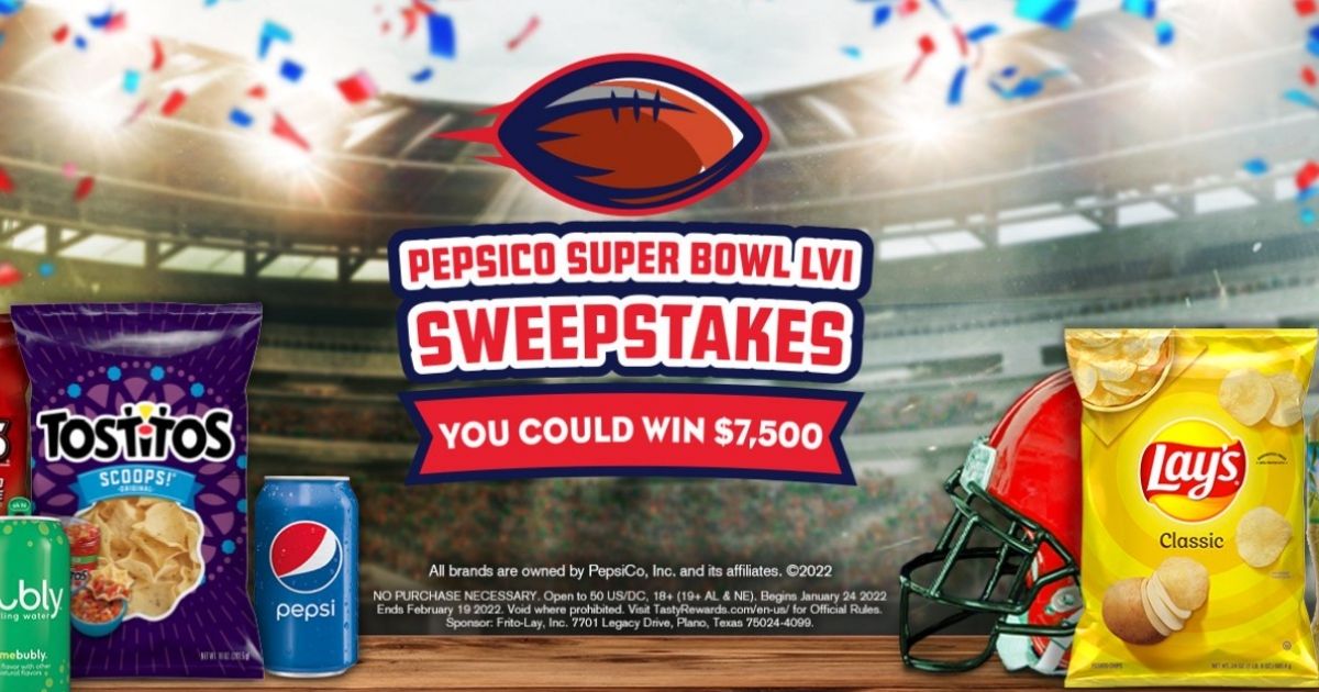 PepsiCo Super Bowl LVI Sweepstakes - Julie's Freebies