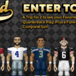 Trip For 2 To See Your Favorite Funko Gold Quarterback Play Sweepstakes