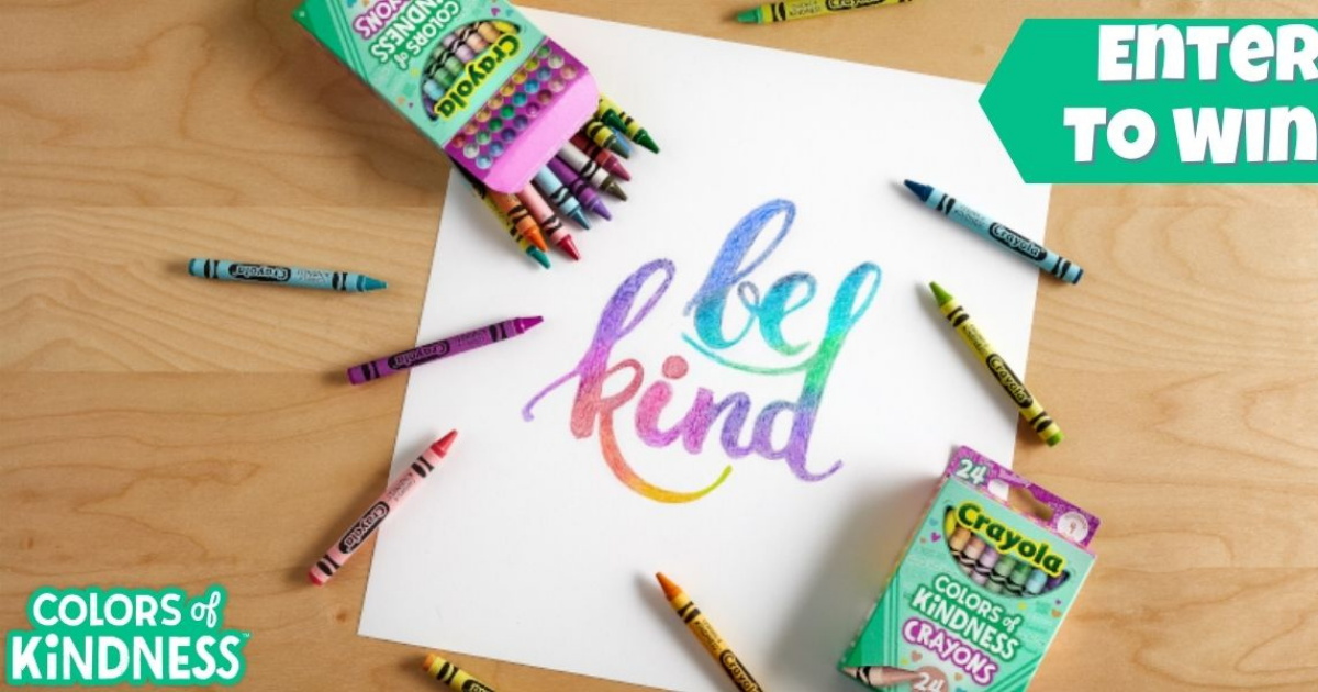 Crayola Colors of Kindness Random Acts of Kindness Week Sweepstakes