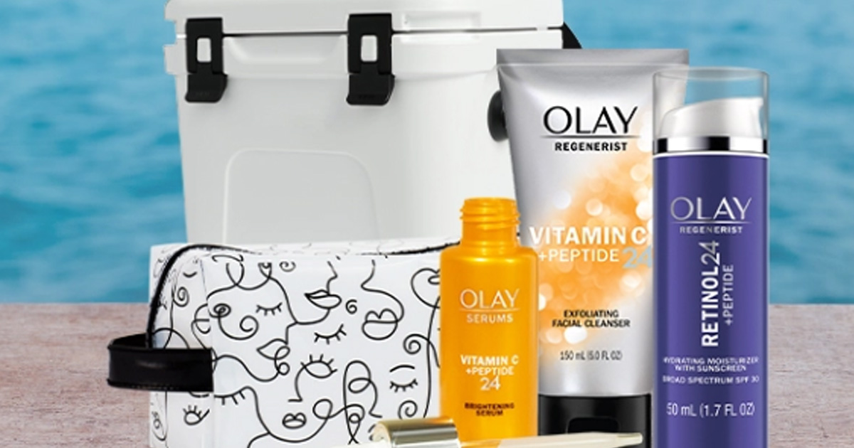 The Olay Always On Sweepstakes Julie S Freebies   Olay Package 