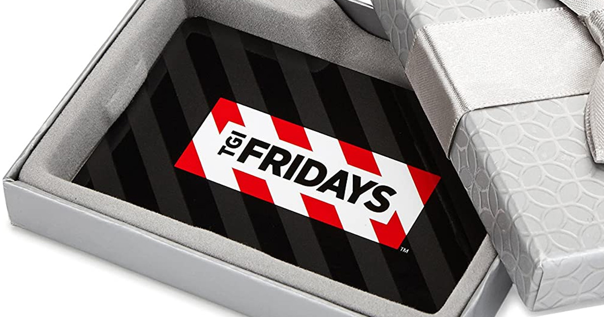 Free 5 00 TGI Fridays Gift Card Julie S Freebies   Tgi Fridays Gift Card 