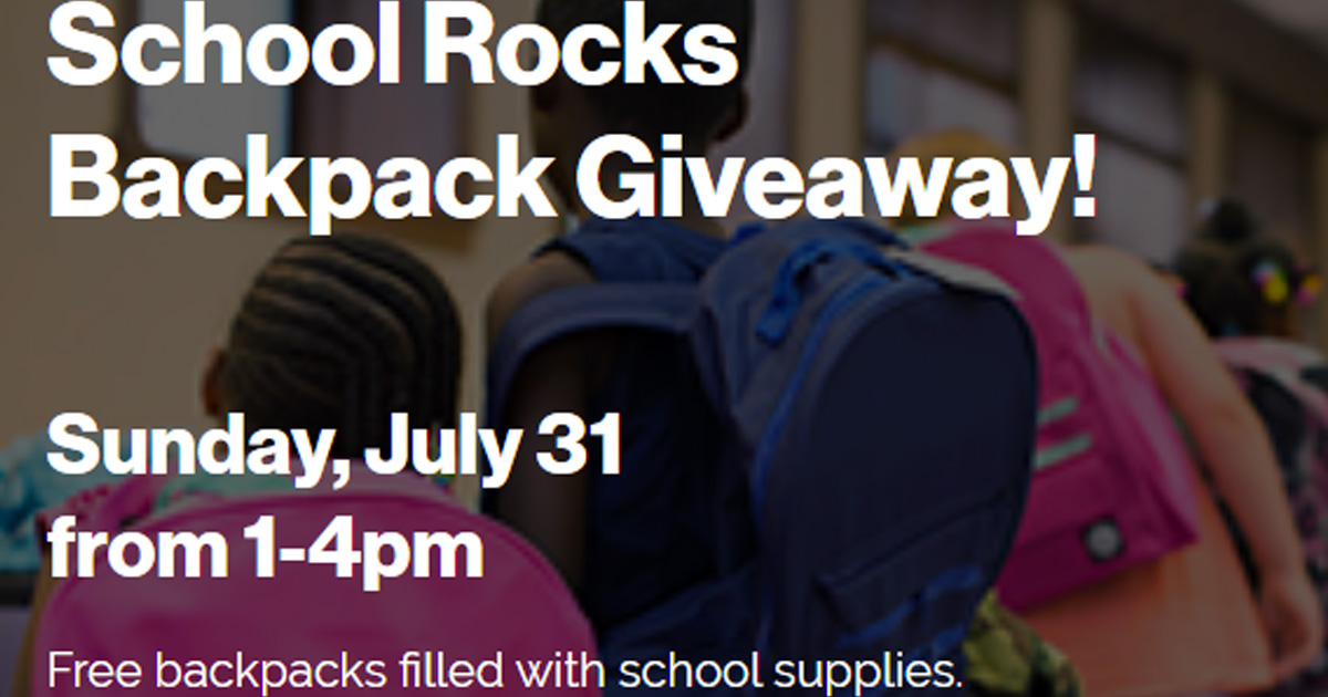 Free Backpacks at Verizon on July 31st Julie's Freebies