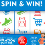 Shoe Carnival - Back to School Inflation Busters Spin & Win Game