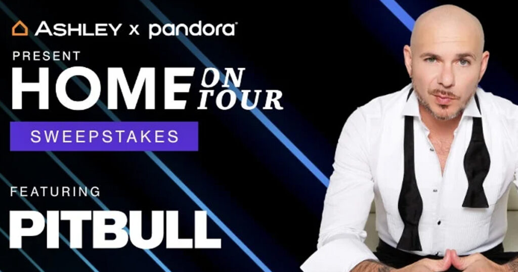 Home on Tour Sweepstakes Featuring Pitbull Julie's Freebies