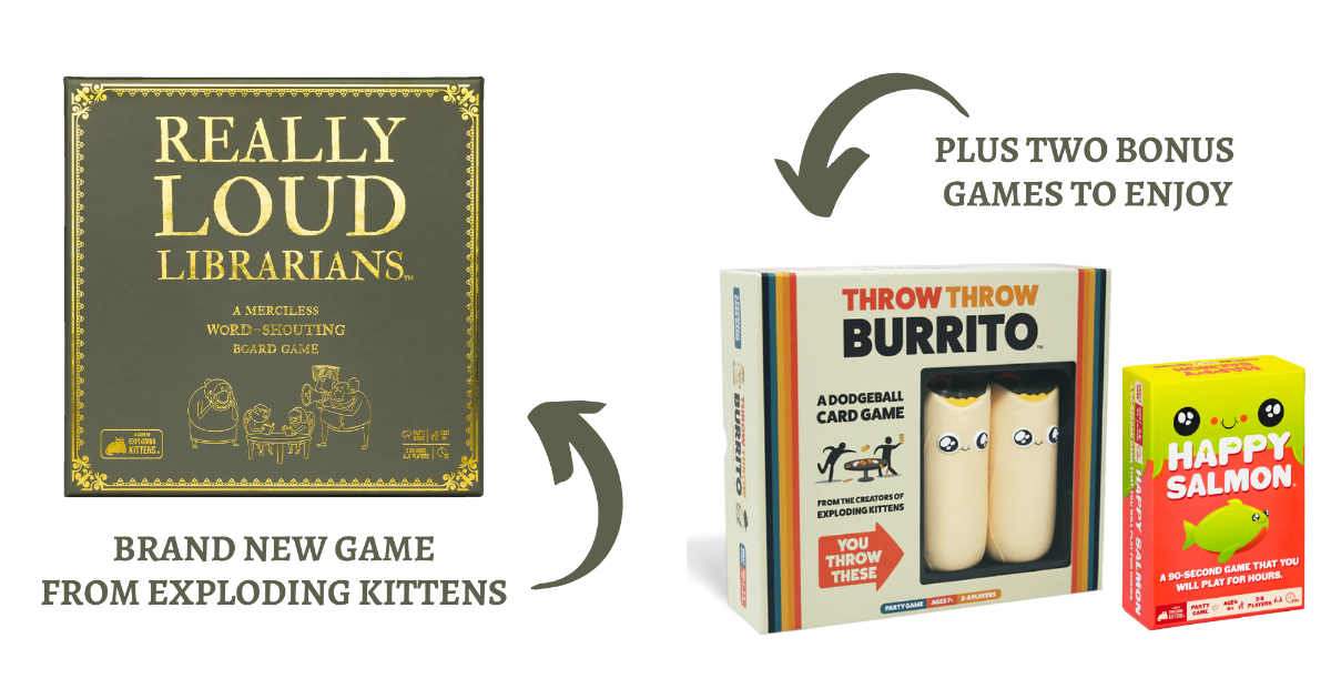 Apply To Score A Really Loud Librarians Game Night With Tryazon Julies Freebies 0726