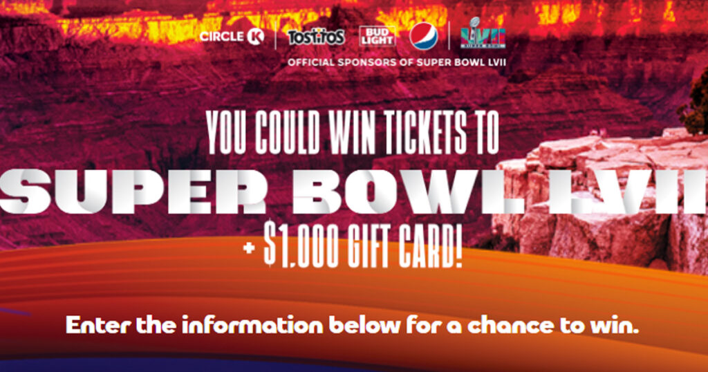 Win Super Bowl Tickets 2023 Sweepstakes