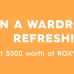$500 Roxy Wardrobe Sweepstakes