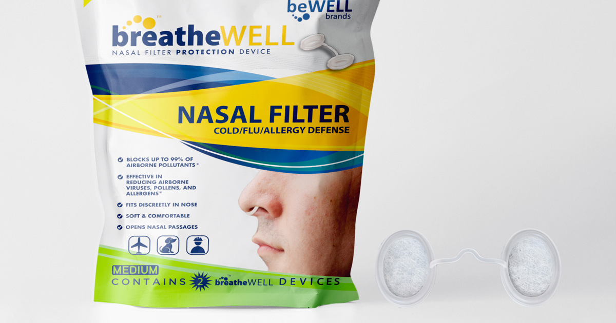 Possible Free Breathewell Filtered Nasal Dilator With Sampler - Julie's 