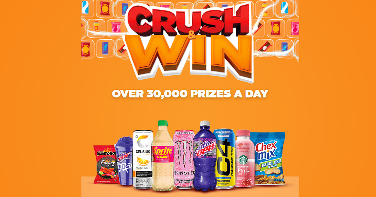 Circle K Crush and Win Sweepstakes and Instant Win Game Julie's Freebies